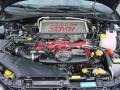 2.5 Liter STi Turbocharged DOHC 16-Valve VVT Flat 4 Cylinder 2005 Subaru Impreza WRX STi Engine