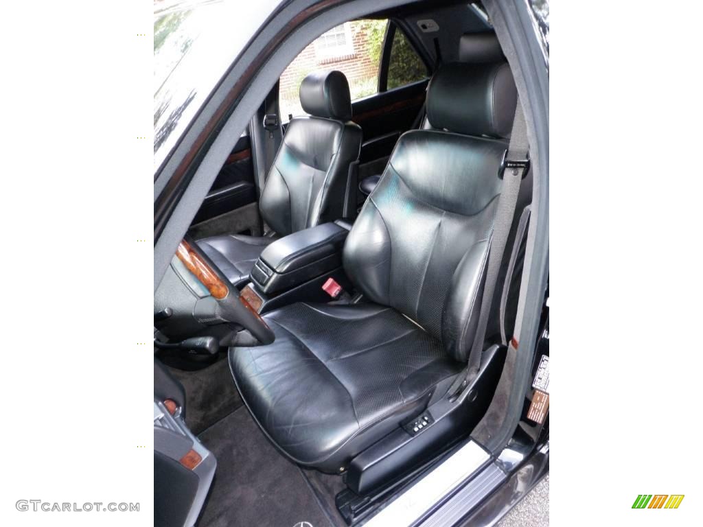 1993 S Class 600 SEL - Black / Black photo #37