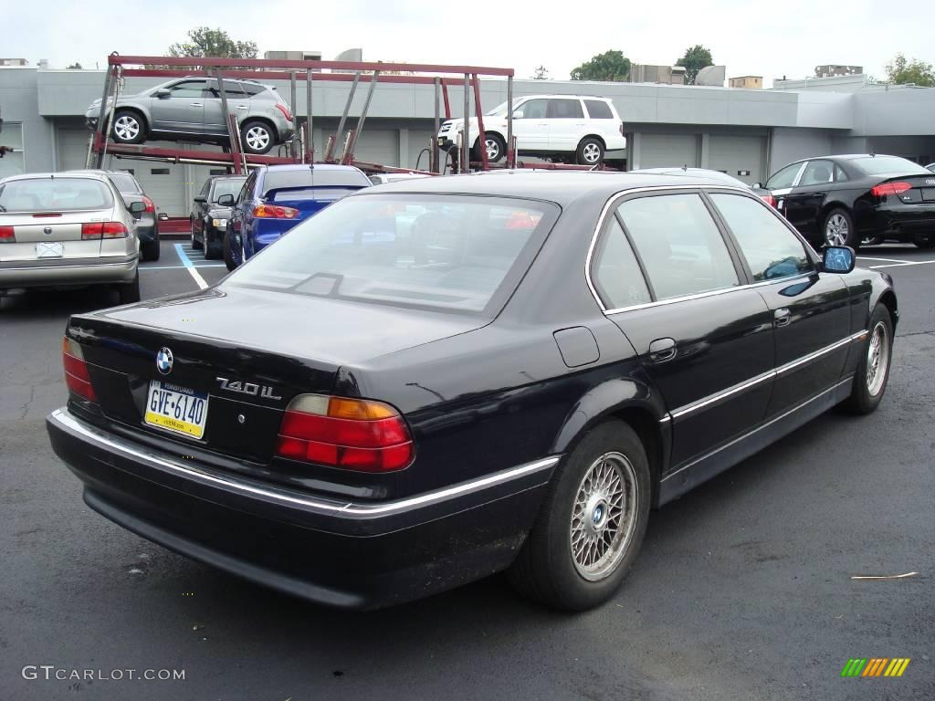 1997 7 Series 740iL Sedan - Jet Black / Black photo #7