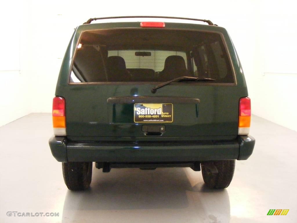 1997 Cherokee 4x4 - Emerald Green Pearlcoat / Tan photo #5