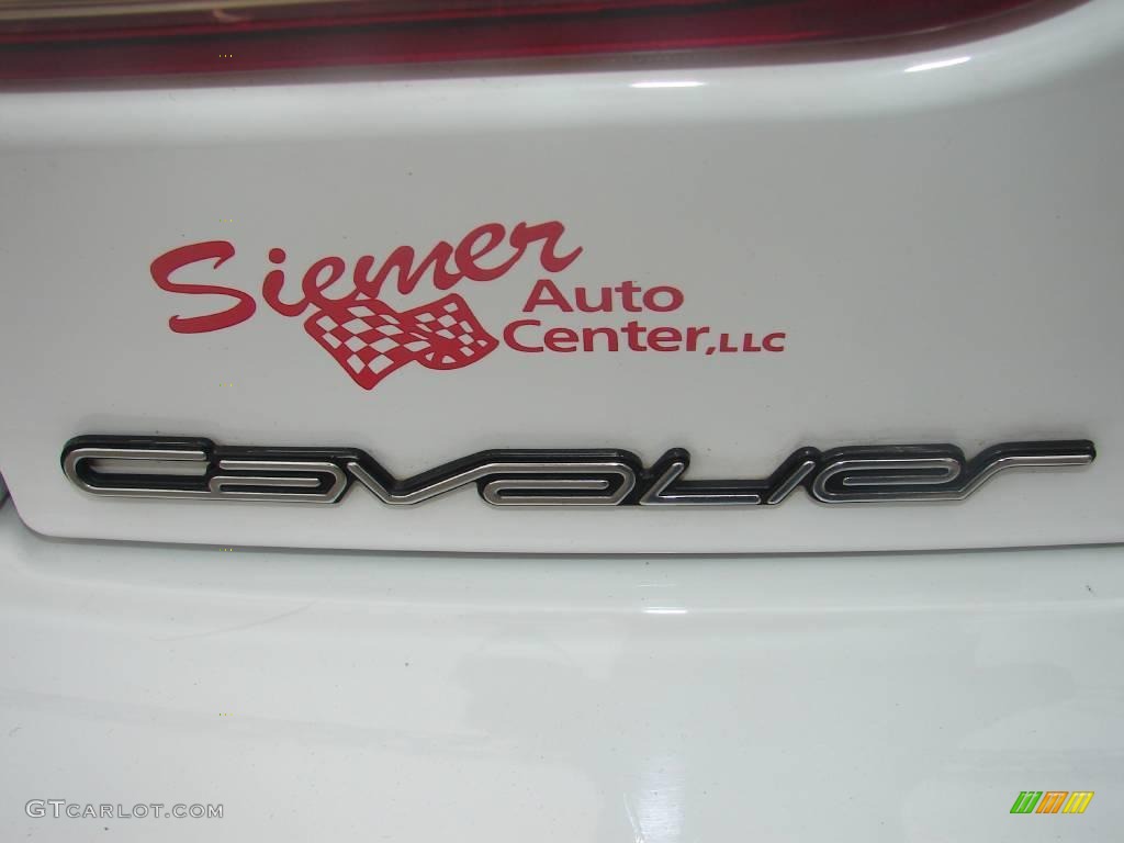 1999 Cavalier Sedan - Bright White / Graphite photo #23