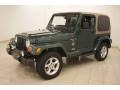 2000 Forest Green Pearl Jeep Wrangler Sahara 4x4  photo #3