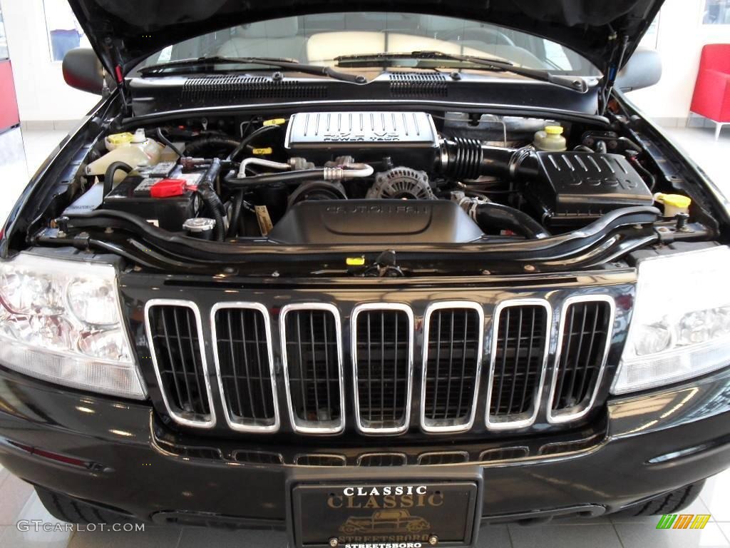 2001 Grand Cherokee Limited 4x4 - Black / Taupe photo #38