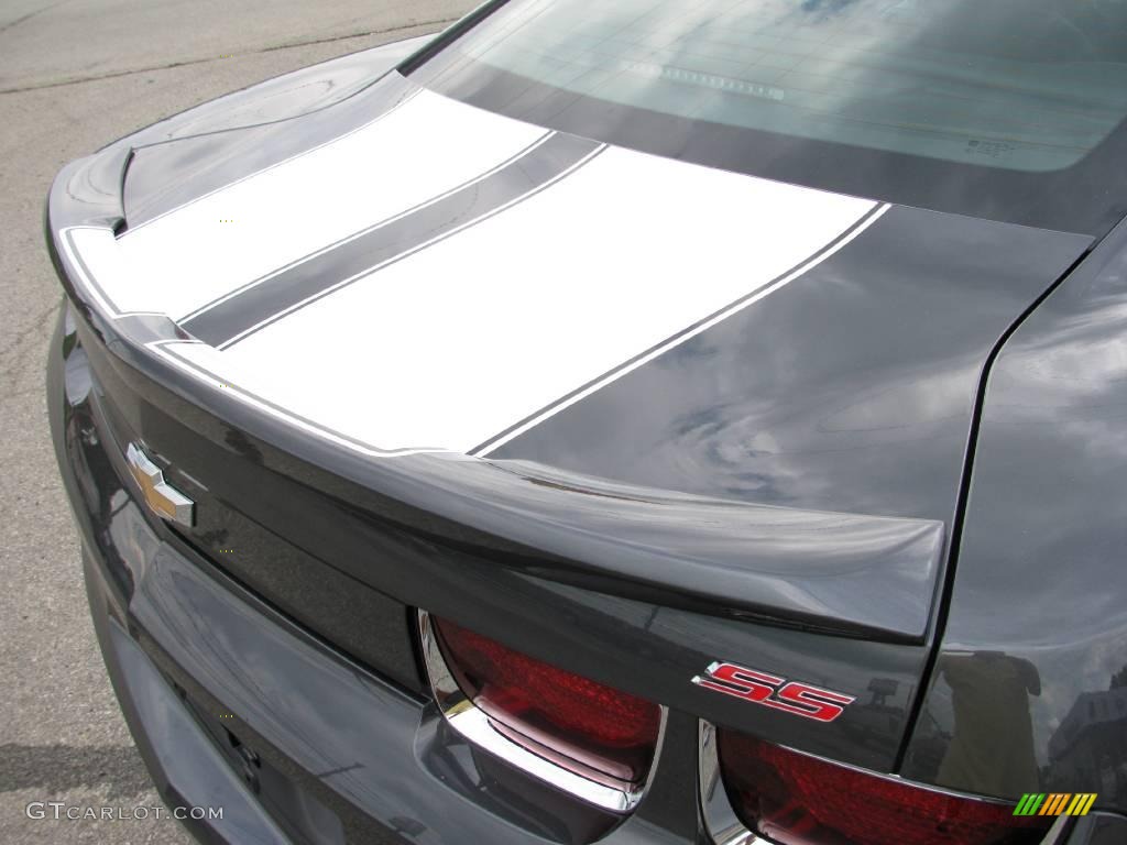 2010 Camaro SS/RS Coupe - Cyber Gray Metallic / Black photo #8