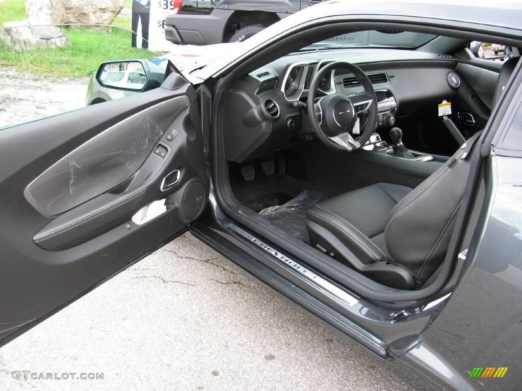 2010 Camaro SS/RS Coupe - Cyber Gray Metallic / Black photo #21