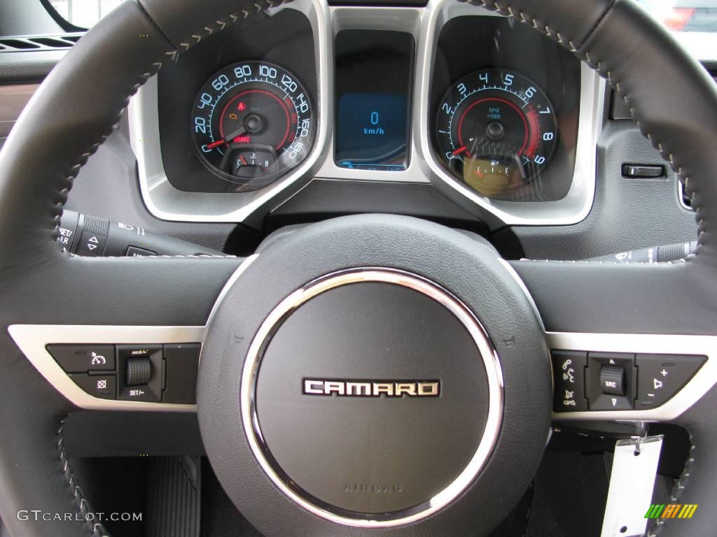 2010 Camaro SS/RS Coupe - Cyber Gray Metallic / Black photo #37