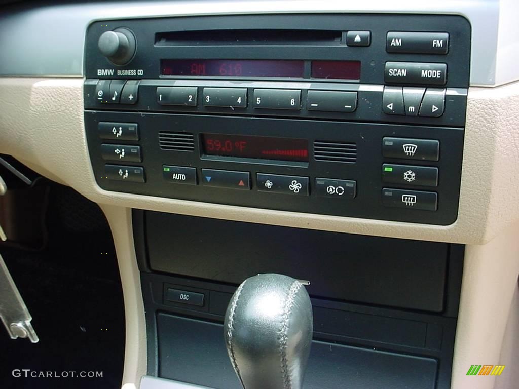 2002 3 Series 325i Coupe - Steel Blue Metallic / Sand photo #22