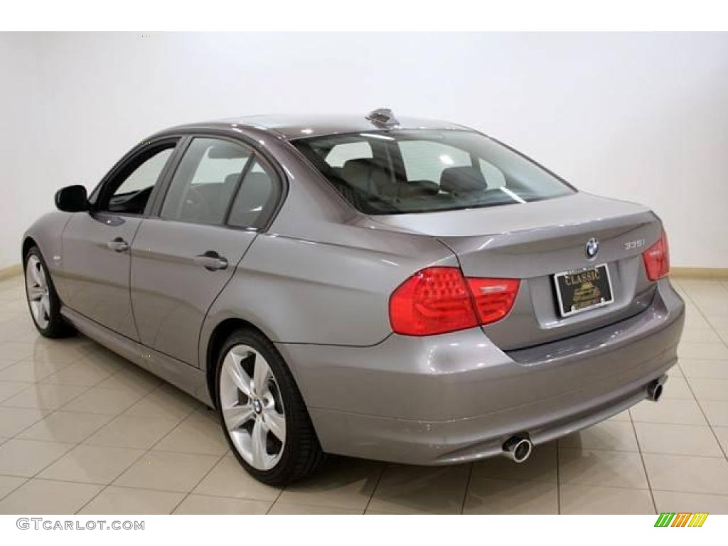 2009 3 Series 335xi Sedan - Space Grey Metallic / Black photo #5