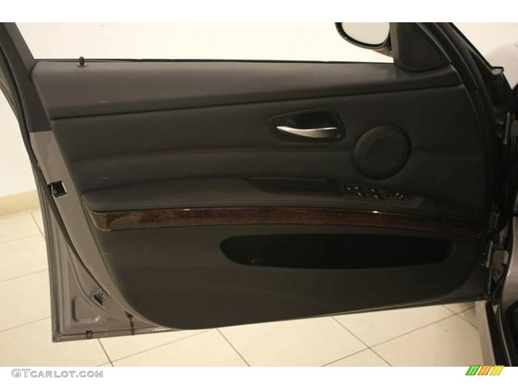 2009 3 Series 335xi Sedan - Space Grey Metallic / Black photo #8