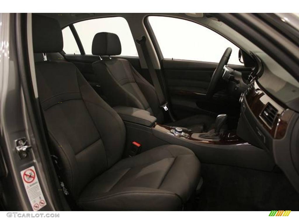 2009 3 Series 335xi Sedan - Space Grey Metallic / Black photo #18