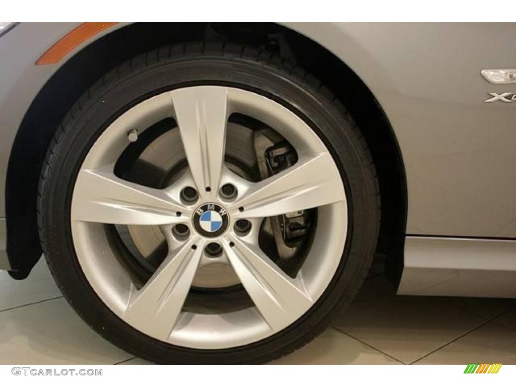 2009 3 Series 335xi Sedan - Space Grey Metallic / Black photo #24