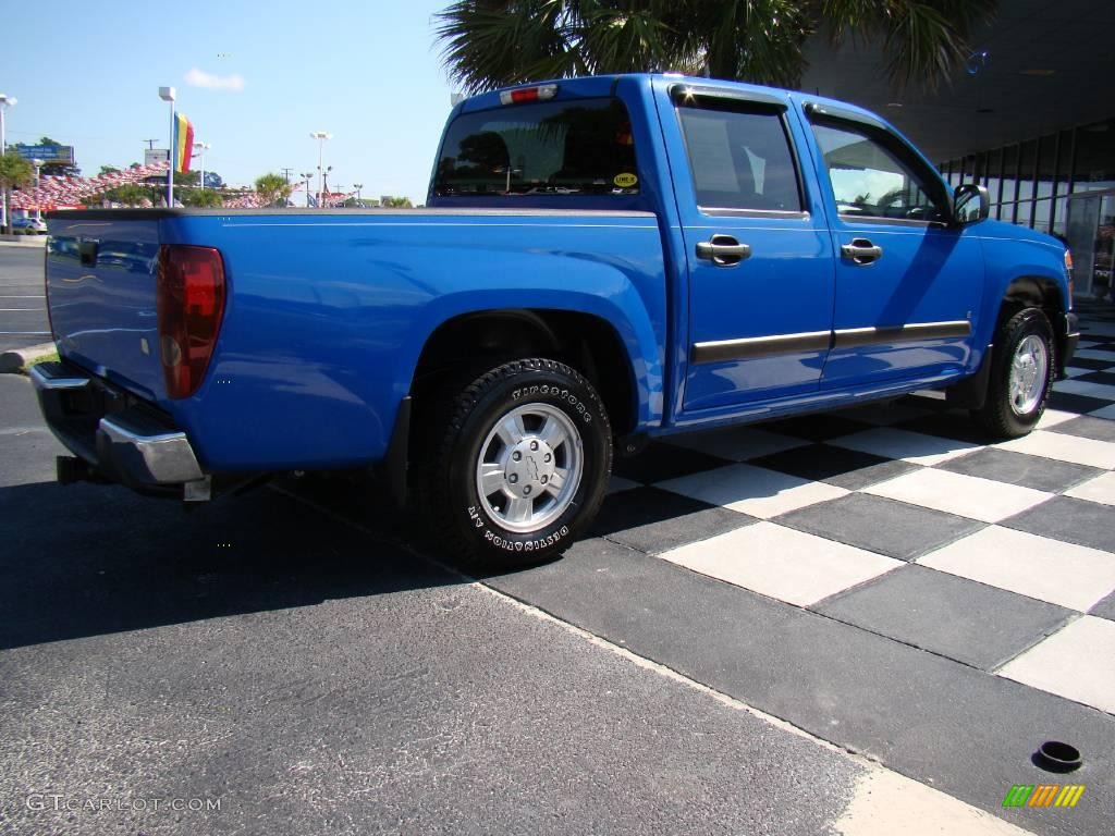 2008 Colorado LT Crew Cab - Pace Blue / Ebony photo #8