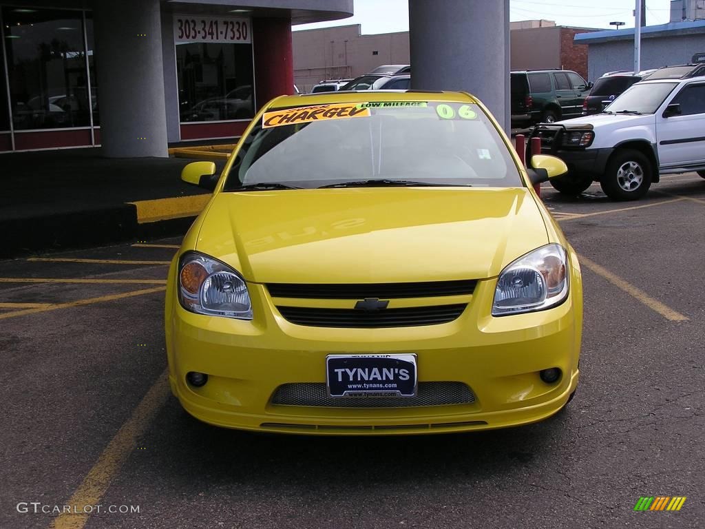 2006 Cobalt SS Supercharged Coupe - Rally Yellow / Ebony photo #2