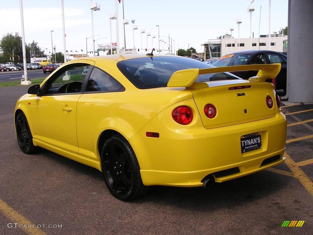 2006 Cobalt SS Supercharged Coupe - Rally Yellow / Ebony photo #3