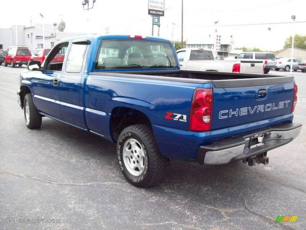 2003 Silverado 1500 Z71 Extended Cab 4x4 - Arrival Blue Metallic / Medium Gray photo #3