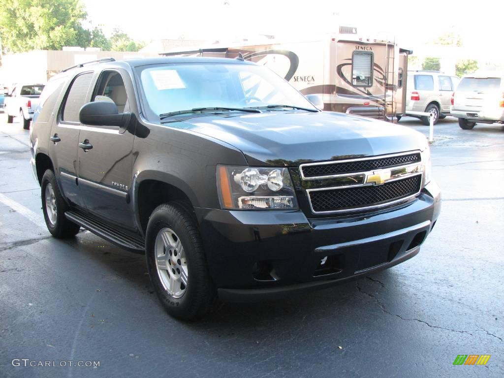 2008 Tahoe LS - Black / Light Titanium/Dark Titanium photo #4
