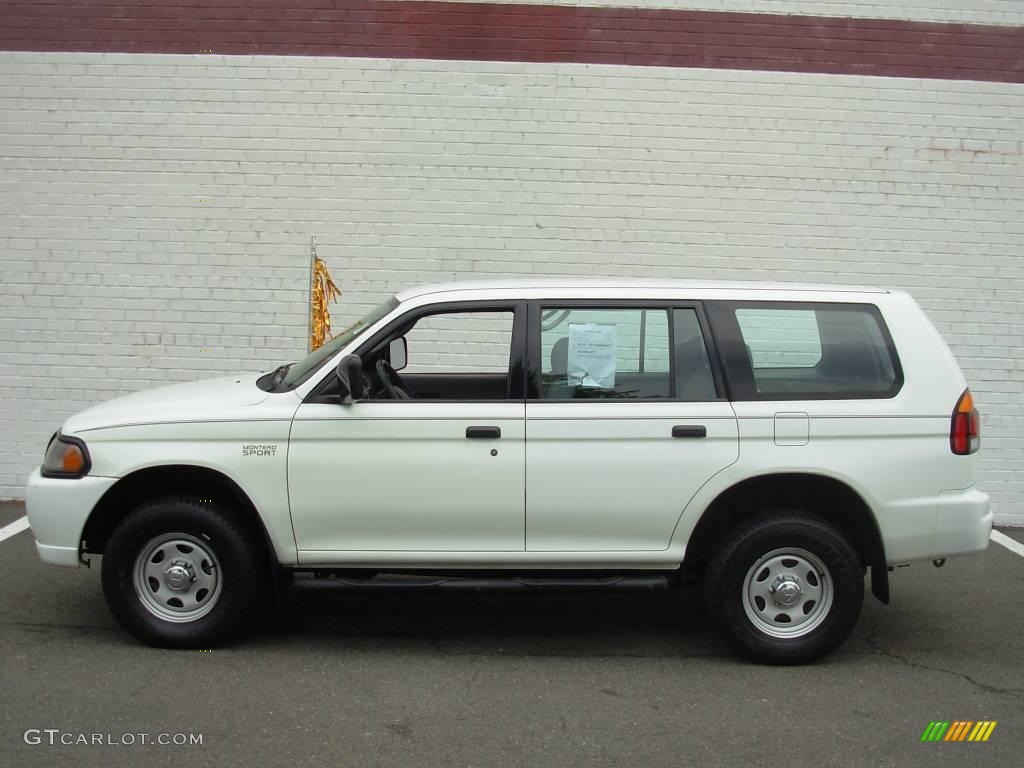 2001 Montero Sport ES - Alpine White / Gray photo #2