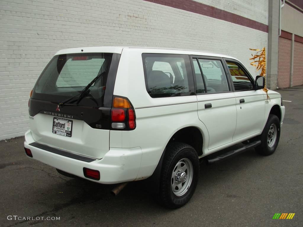 2001 Montero Sport ES - Alpine White / Gray photo #5