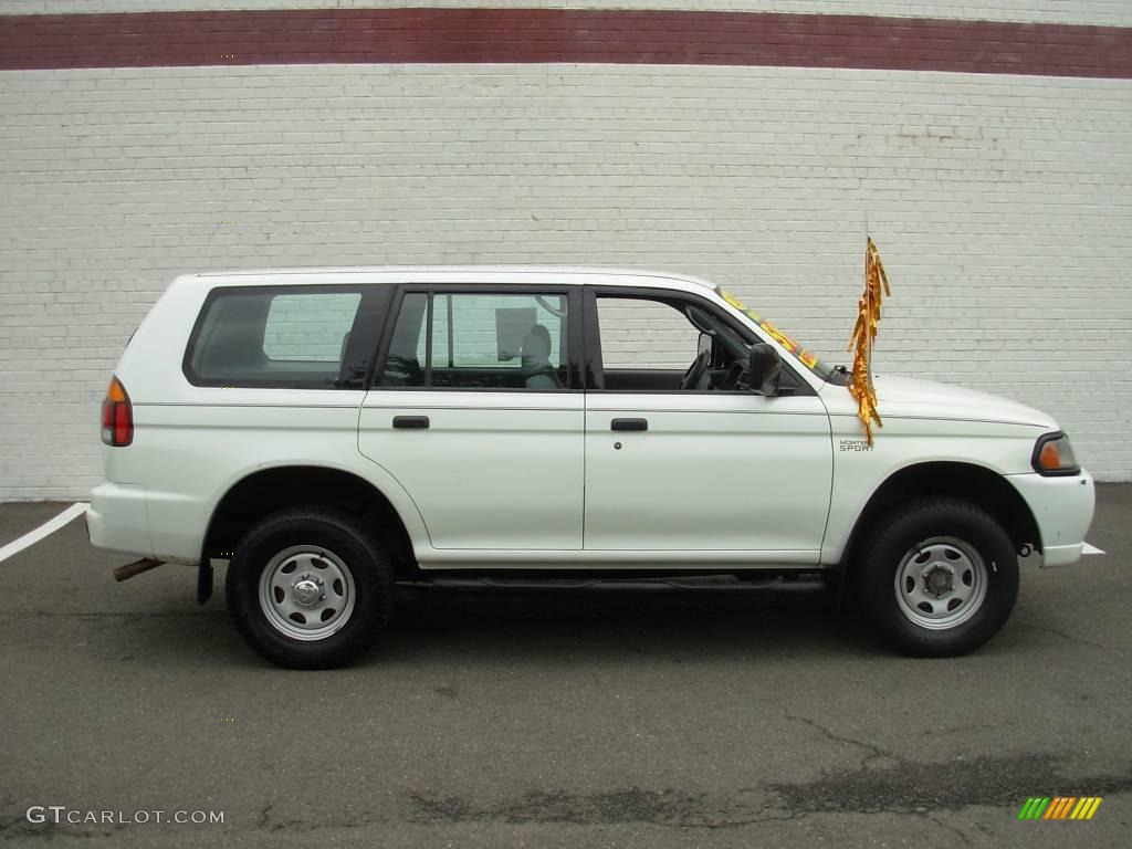 2001 Montero Sport ES - Alpine White / Gray photo #6