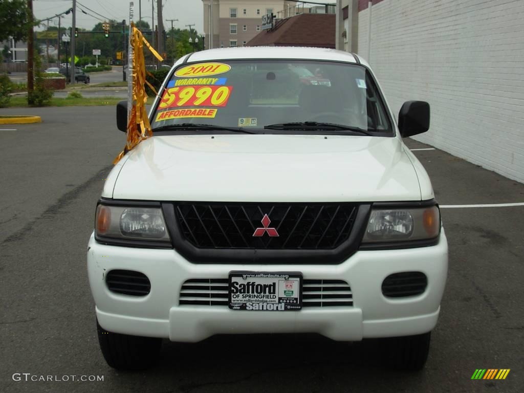2001 Montero Sport ES - Alpine White / Gray photo #8