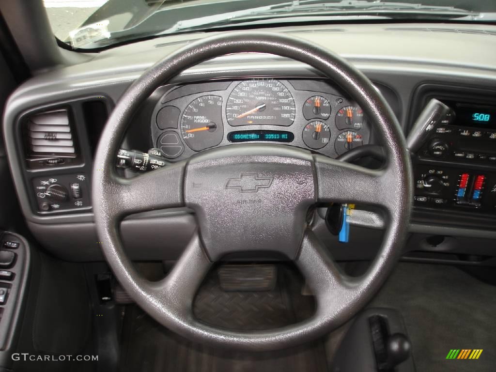 2006 Silverado 1500 LS Crew Cab 4x4 - Black / Dark Charcoal photo #11