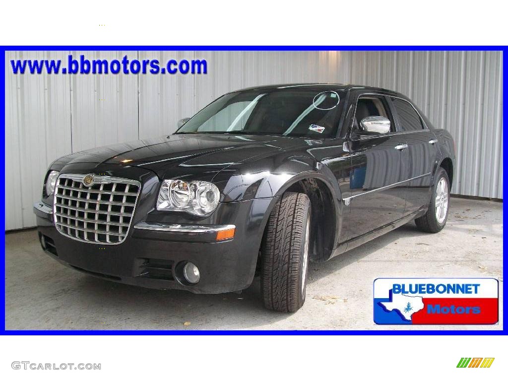 2006 300 C HEMI AWD - Brilliant Black Crystal Pearl / Dark Slate Gray/Light Slate Gray photo #1