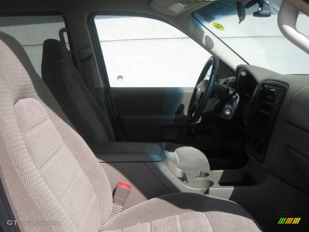 2002 Explorer XLT 4x4 - Estate Green Metallic / Medium Parchment photo #7