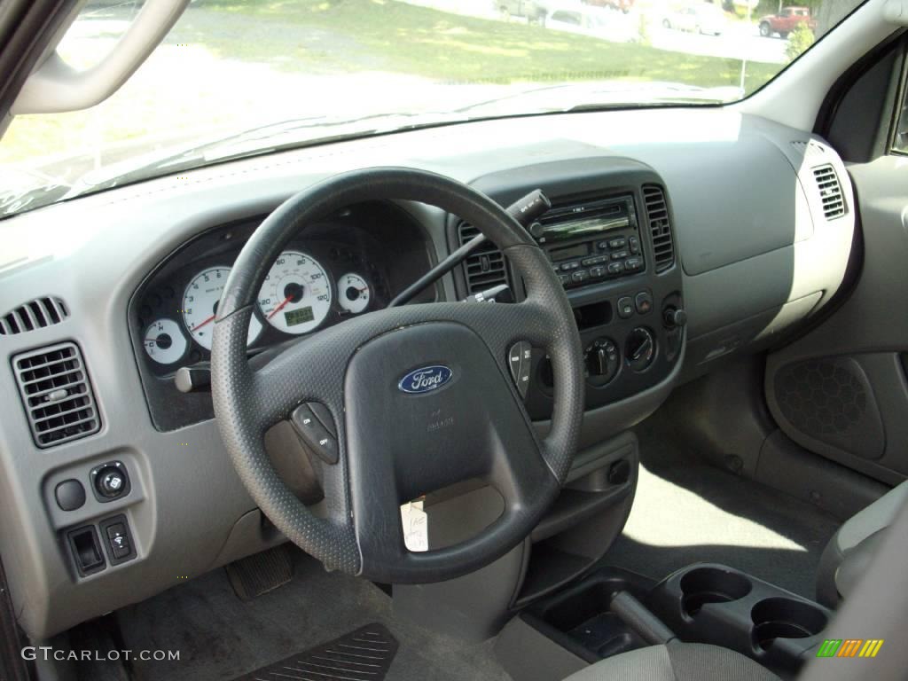 2003 Escape XLS V6 - Dark Shadow Grey Metallic / Medium Dark Flint photo #7