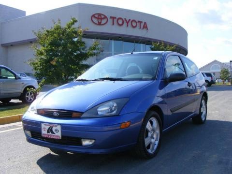 2003 French Blue Metallic Ford Focus ZX3 Coupe