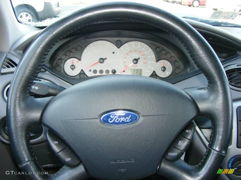 2003 Focus ZX3 Coupe - French Blue Metallic / Medium Graphite photo #10