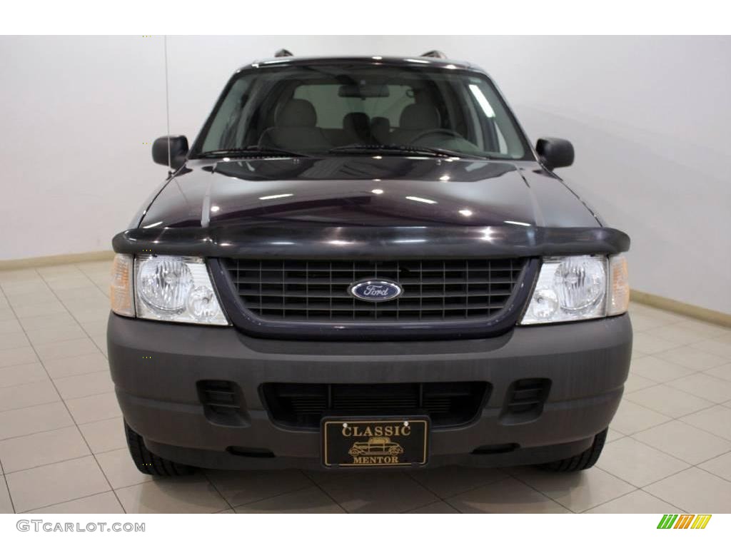 2003 Explorer XLS 4x4 - True Blue Metallic / Midnight Gray photo #2