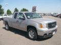 2009 Silver Birch Metallic GMC Sierra 1500 SLE Extended Cab 4x4  photo #1