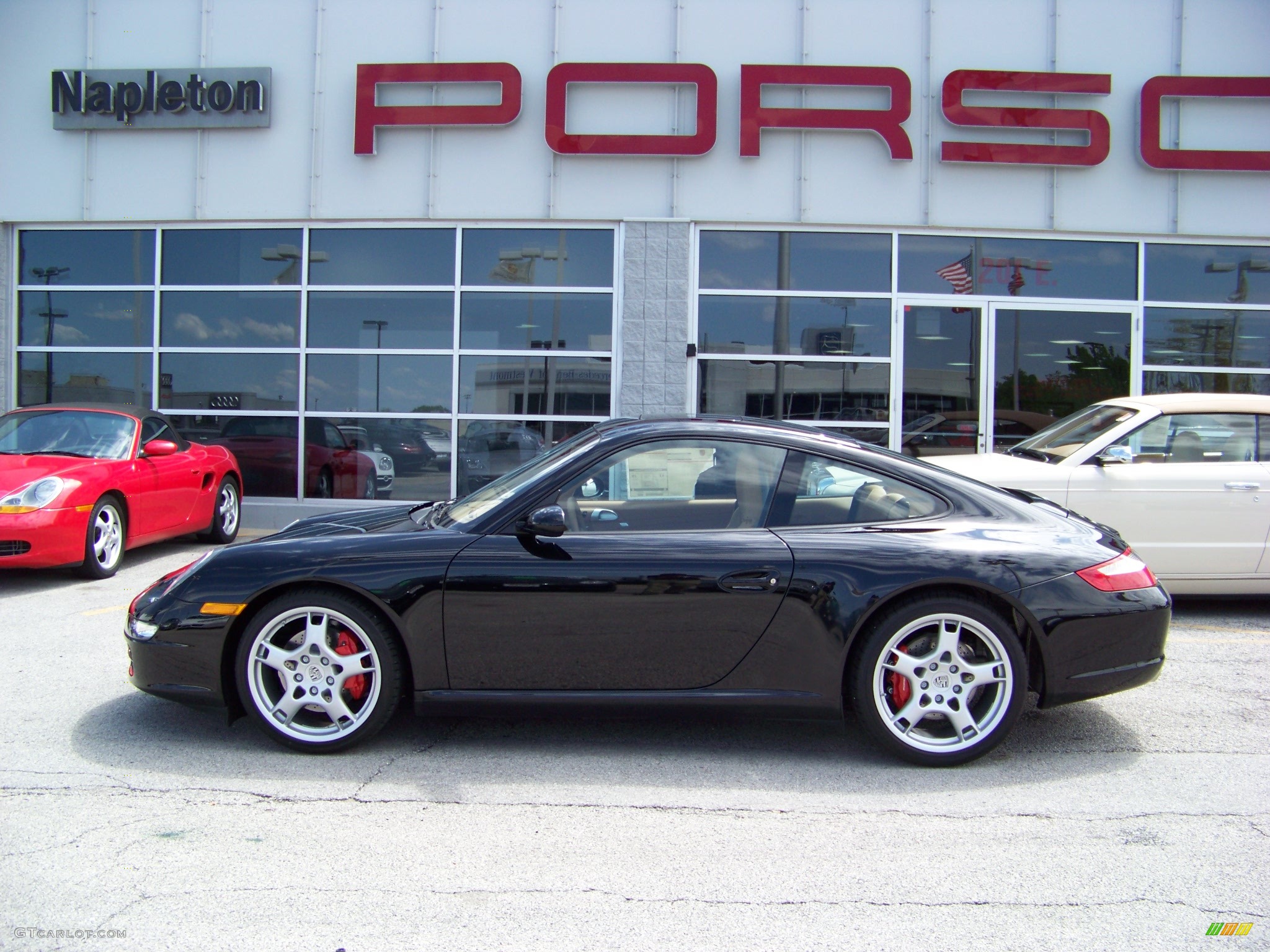 2008 911 Carrera S Coupe - Black / Sand Beige photo #7