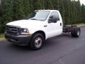 2003 Oxford White Ford F350 Super Duty XL Regular Cab Chassis  photo #2