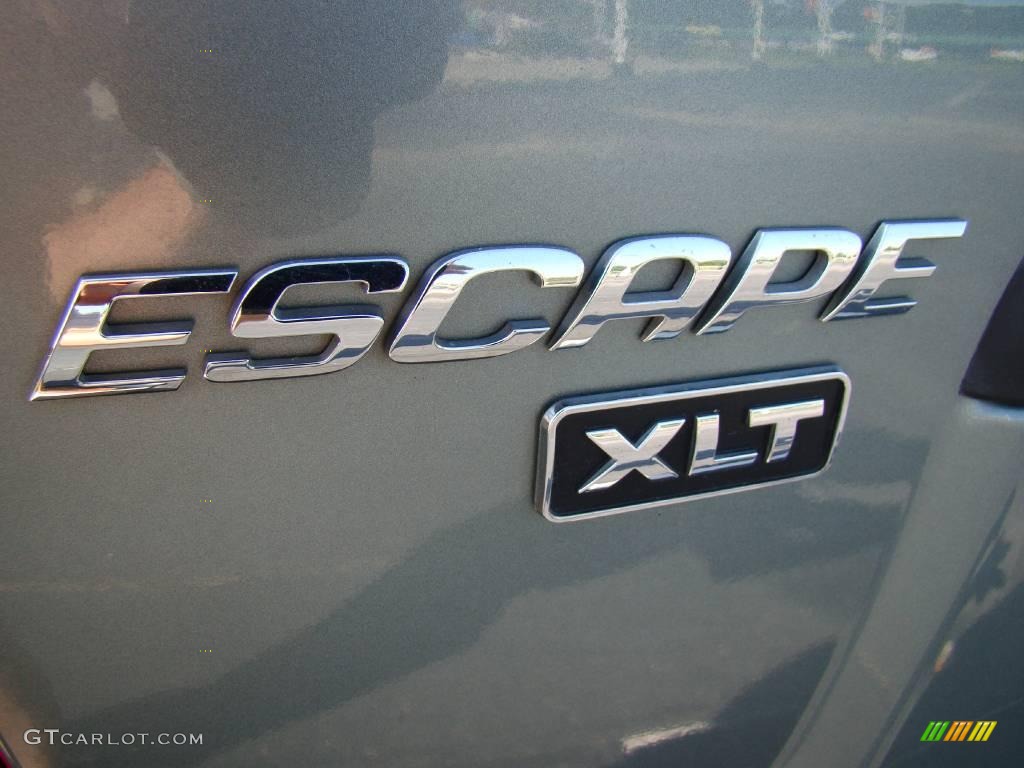 2007 Escape XLT V6 - Titanium Green Metallic / Medium/Dark Pebble photo #29
