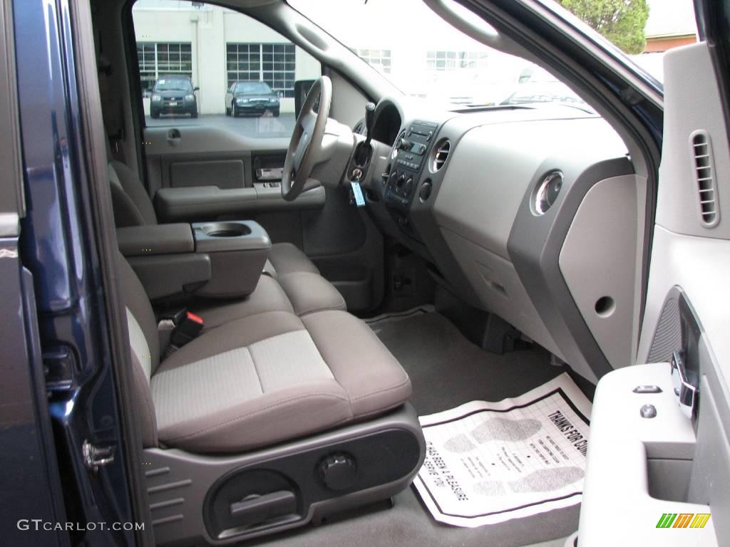 2005 F150 XLT SuperCrew - True Blue Metallic / Medium Flint Grey photo #8