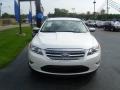 2010 White Platinum Metallic Tri-Coat Ford Taurus SEL  photo #2