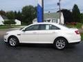 2010 White Platinum Metallic Tri-Coat Ford Taurus SEL  photo #4