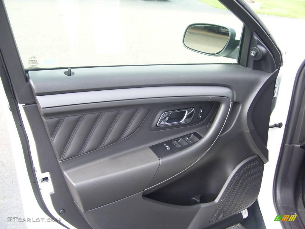 2010 Taurus SEL - White Platinum Metallic Tri-Coat / Charcoal Black photo #6