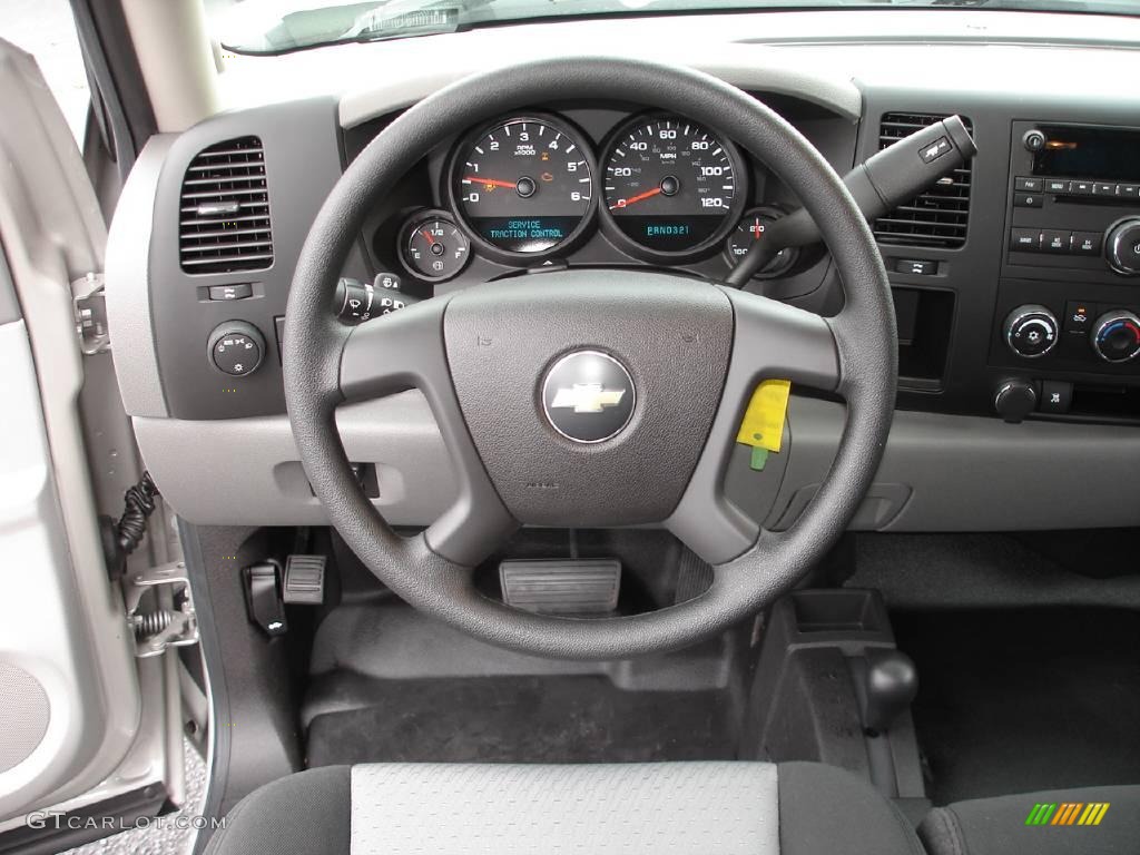 2009 Silverado 1500 Extended Cab 4x4 - Silver Birch Metallic / Dark Titanium photo #11