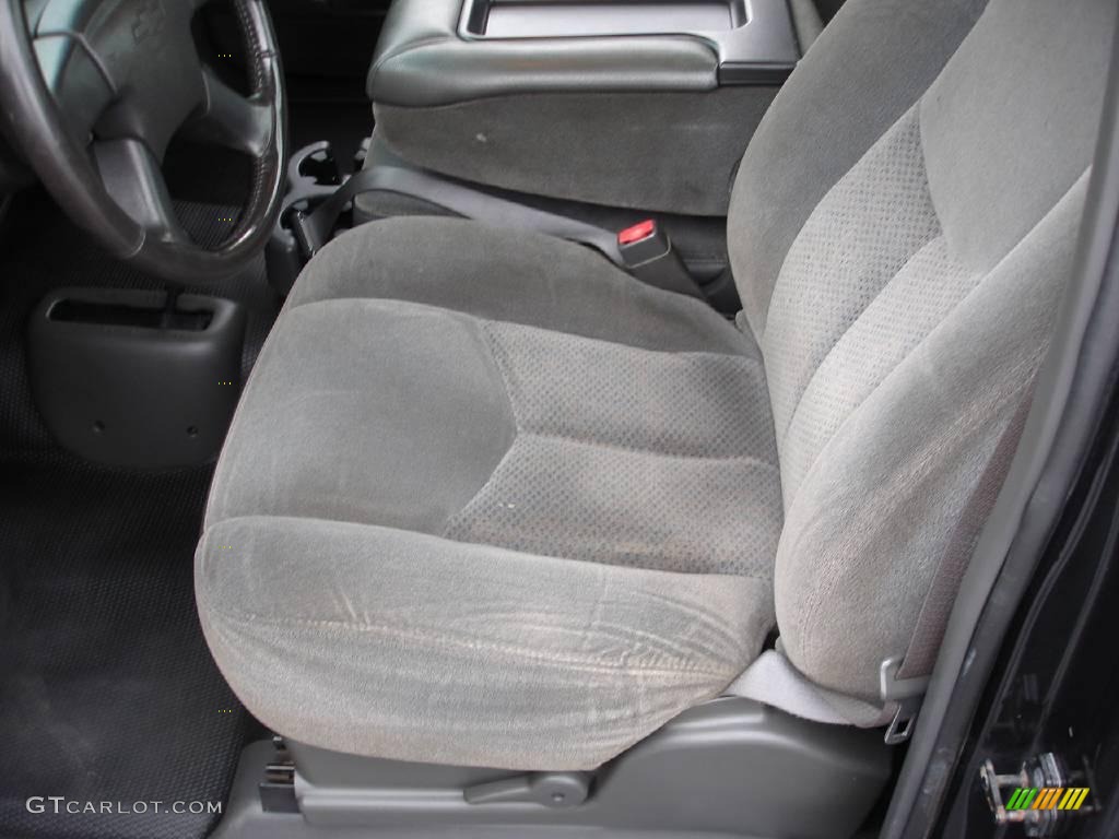 2003 Silverado 1500 LS Regular Cab 4x4 - Dark Gray Metallic / Dark Charcoal photo #8