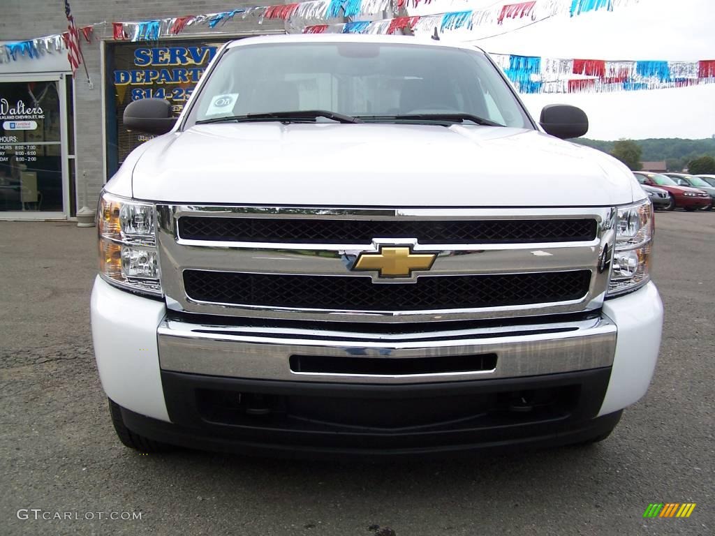 2009 Silverado 1500 LS Crew Cab 4x4 - Summit White / Dark Titanium photo #28