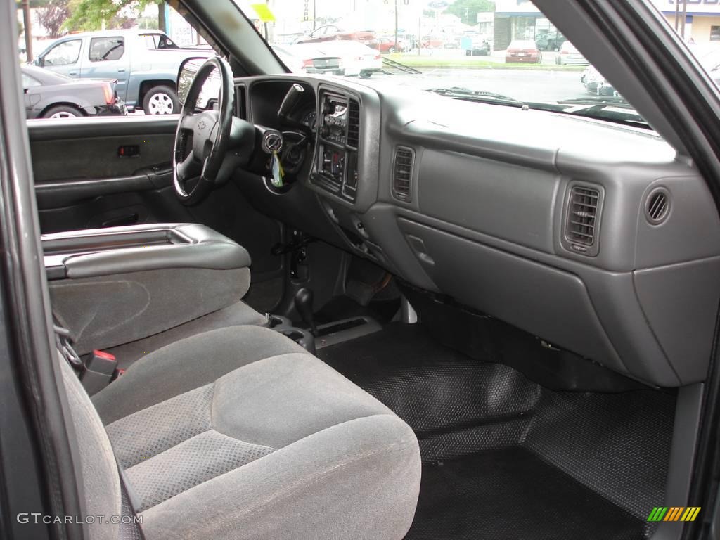 2003 Silverado 1500 LS Regular Cab 4x4 - Dark Gray Metallic / Dark Charcoal photo #10