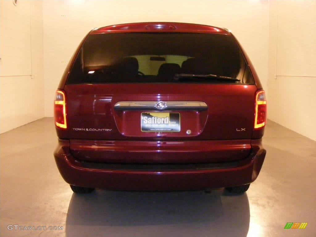 2001 Town & Country LX - Dark Garnet Red Pearl / Taupe photo #5