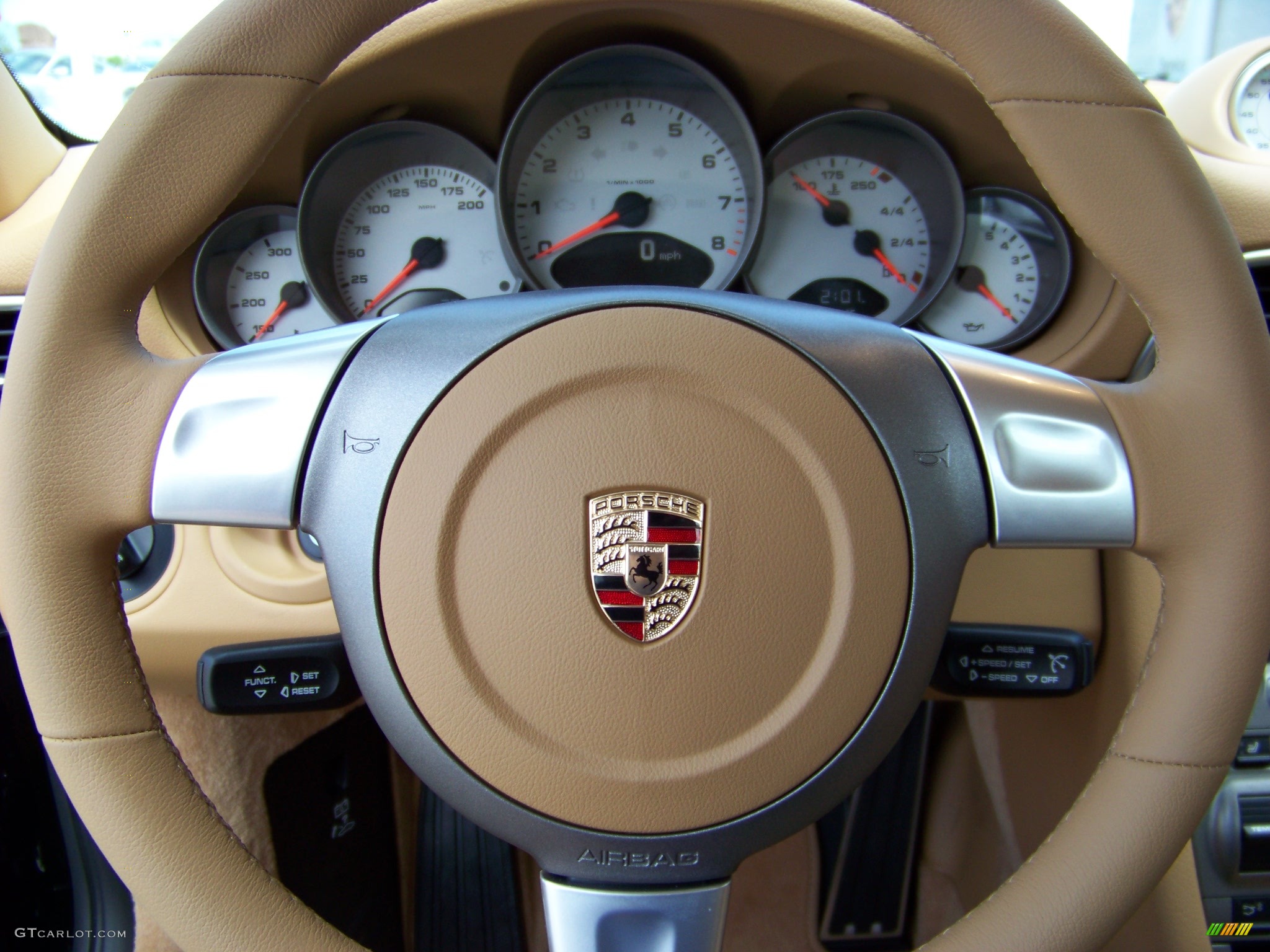 2008 911 Carrera S Coupe - Black / Sand Beige photo #10