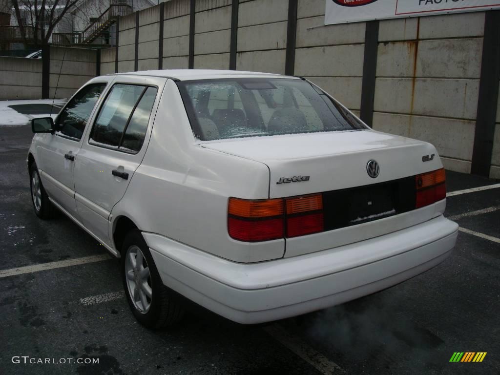 1997 Jetta GLS Sedan - Cool White / Grey photo #2