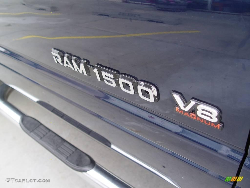 2001 Ram 1500 ST Regular Cab 4x4 - Patriot Blue Pearl / Agate photo #16