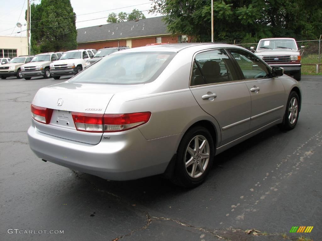 2003 Accord EX V6 Sedan - Satin Silver Metallic / Black photo #5