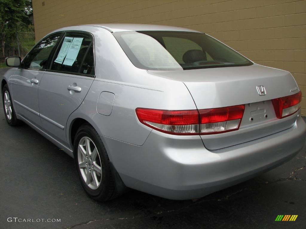 2003 Accord EX V6 Sedan - Satin Silver Metallic / Black photo #7