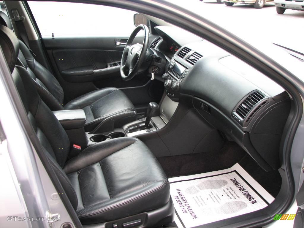2003 Accord EX V6 Sedan - Satin Silver Metallic / Black photo #8